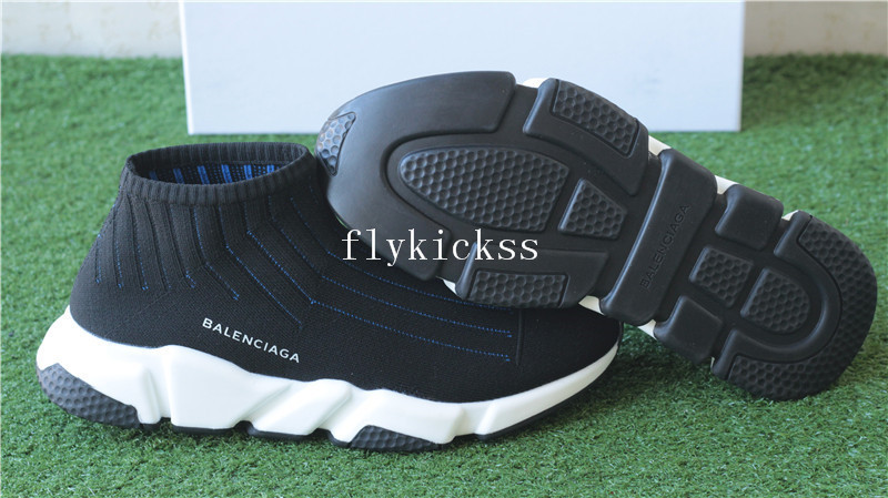 Balenciaga Speed Trainer Low Black Blue White